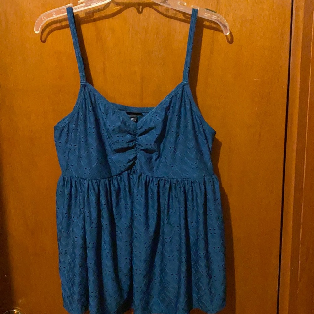 Torrid babydoll eyelet top